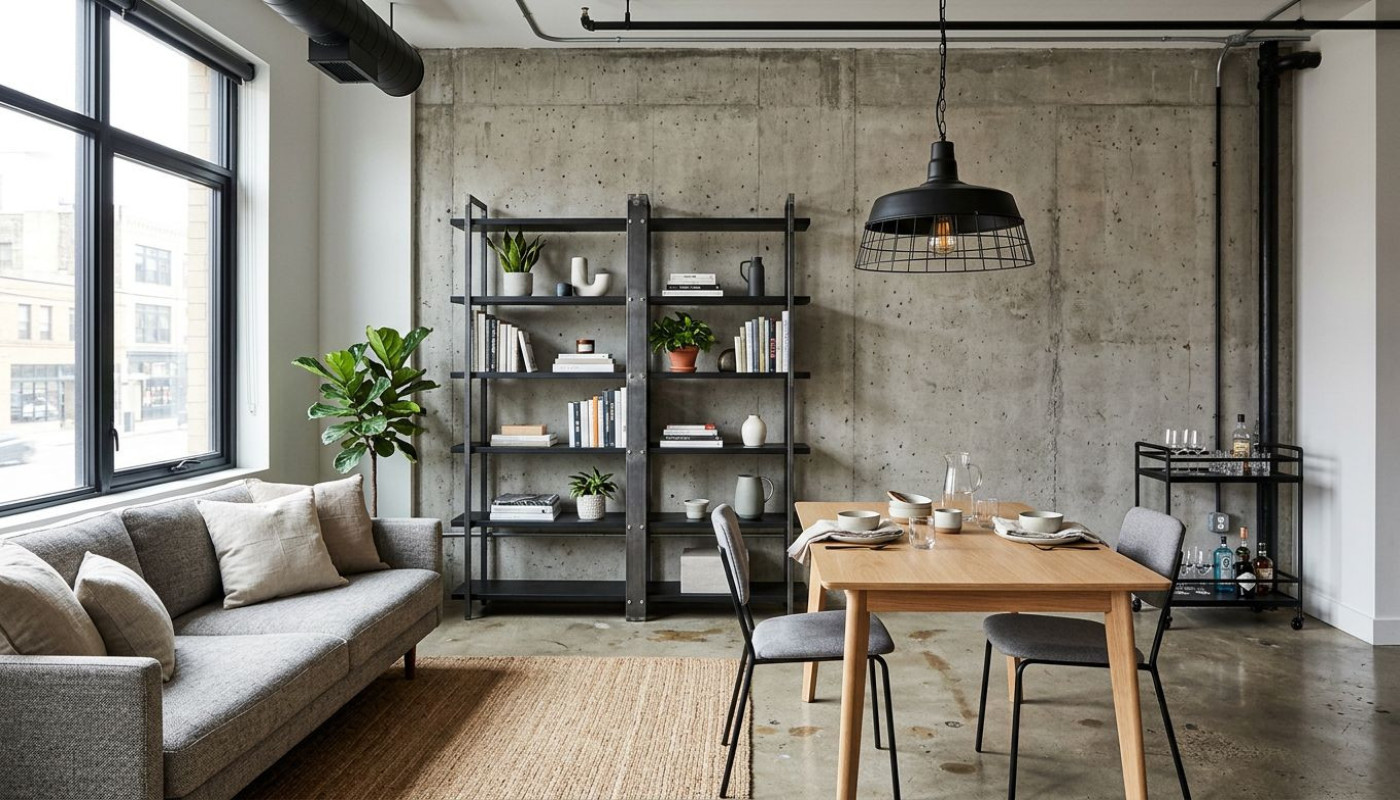 Comment intégrer des éléments industriels dans un intérieur moderne ?